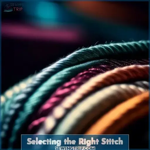Selecting the Right Stitch