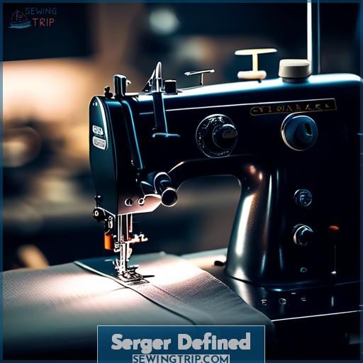 Serger Defined Serger Defined