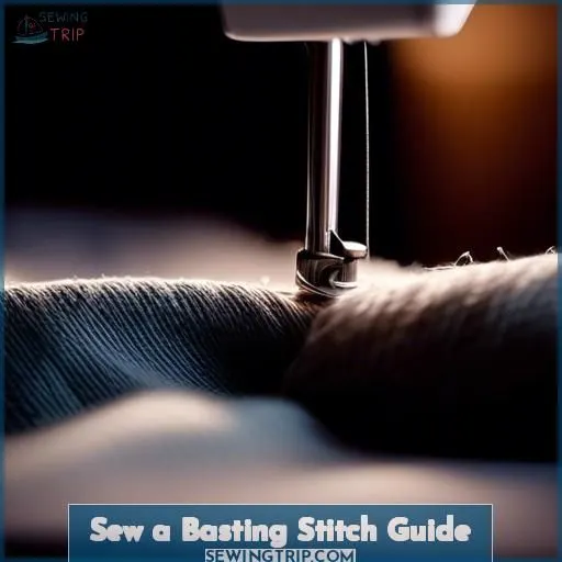 Sew a Basting Stitch Guide