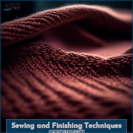 Sewing and Finishing Techniques Sewing and Finishing Techniques