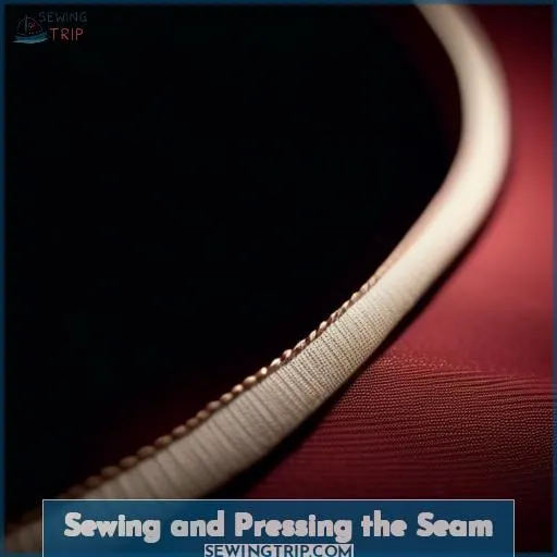 Sewing and Pressing the Seam
