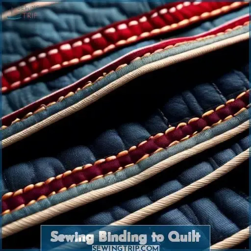 Sewing Binding to Quilt