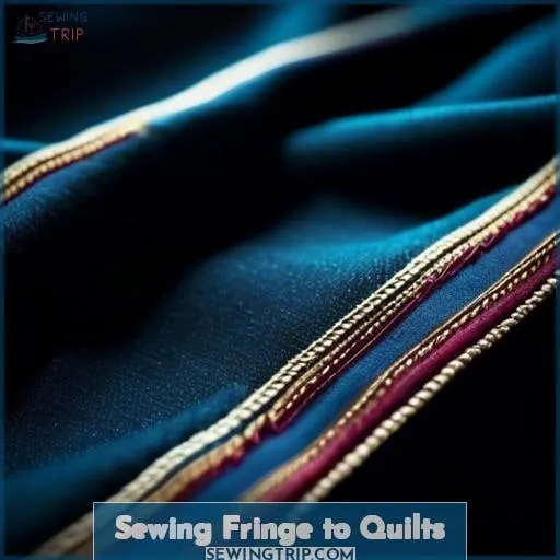 Sewing Fringe to Quilts