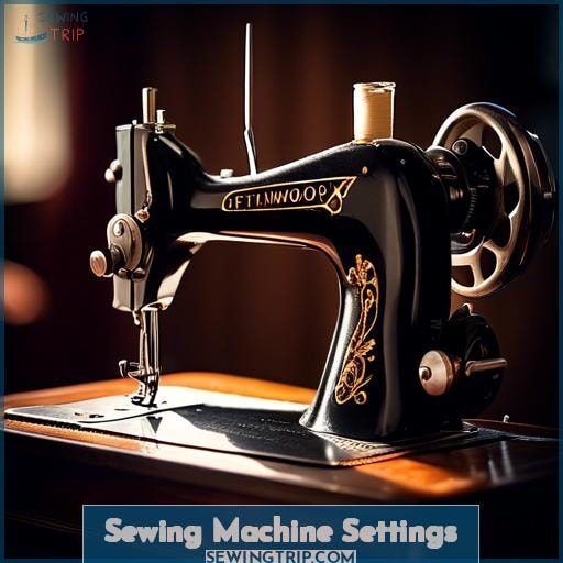 Sewing Machine Settings Sewing Machine Settings