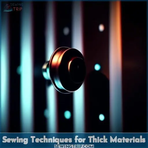 Sewing Techniques for Thick Materials