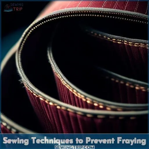 Sewing Techniques to Prevent Fraying