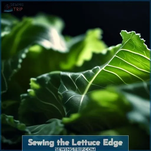 Sewing the Lettuce Edge