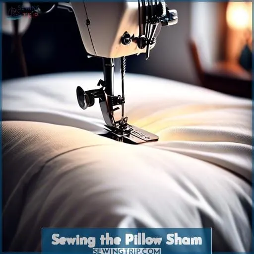 Sewing the Pillow Sham
