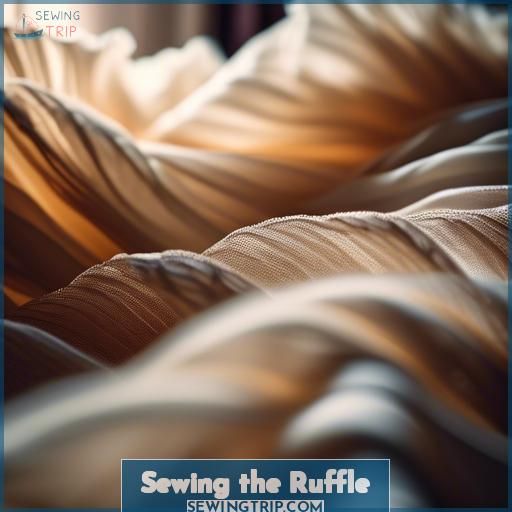 Sewing the Ruffle