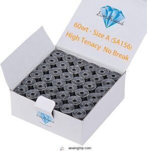 Improve Sewing Speed and Accuracy Tips: 9 Ways to Sew Faster Today 1 Simthread 144pcs Embroidery Pre-Wound Bobbins