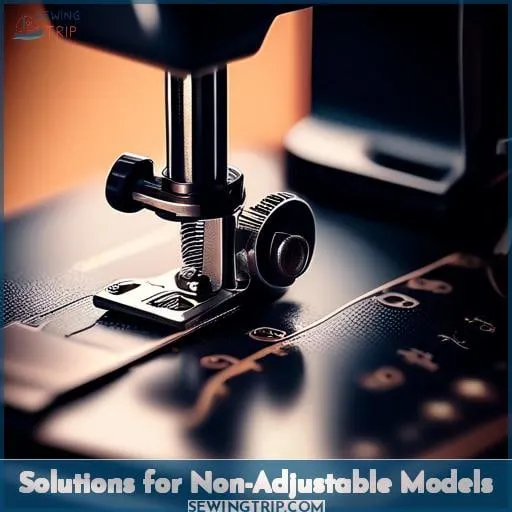 Solutions for Non-Adjustable Models