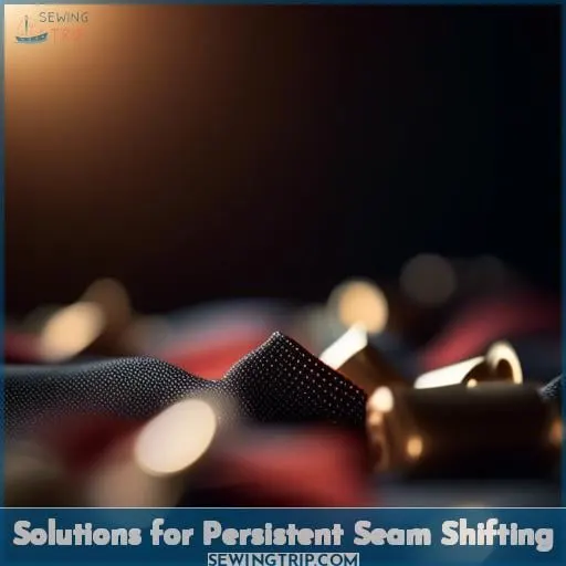 Solutions for Persistent Seam Shifting