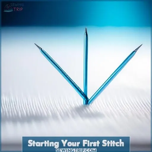 Starting Your First Stitch