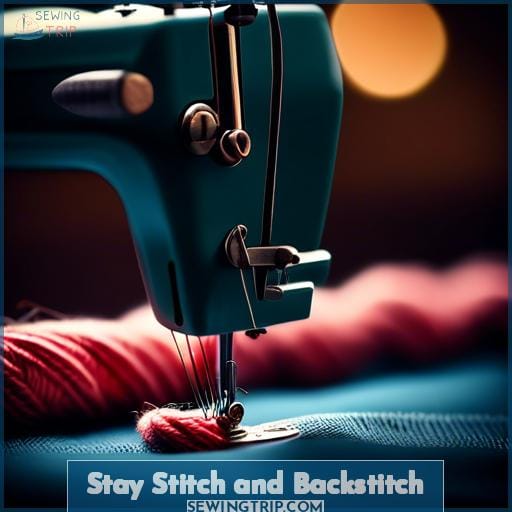 Stay Stitch and Backstitch