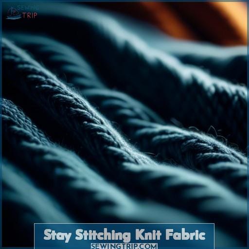 Stay Stitching Knit Fabric