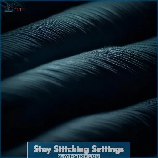 Stay Stitching Settings