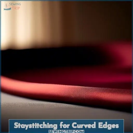 Staystitching for Curved Edges