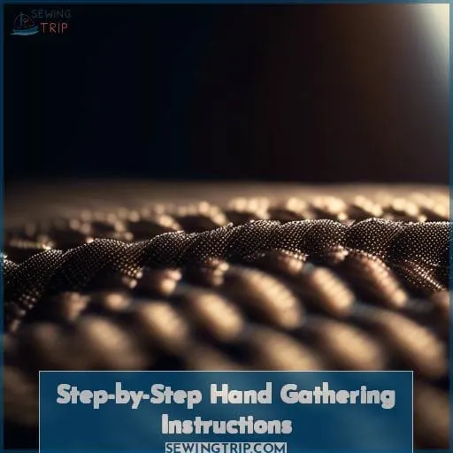Step-by-Step Hand Gathering Instructions