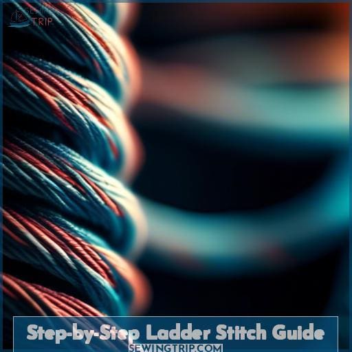 Step-by-Step Ladder Stitch Guide