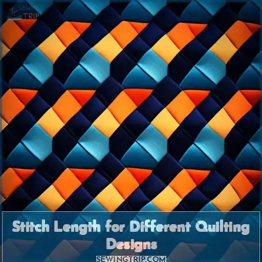 Stitch Length for Different Quilting Designs