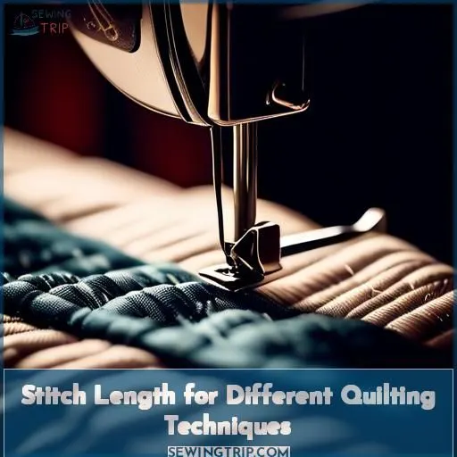 Stitch Length for Different Quilting Techniques