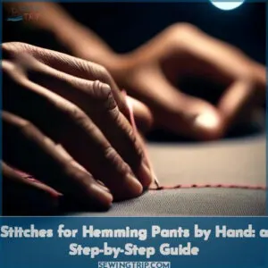 stitches to use for hemming pants by hand
