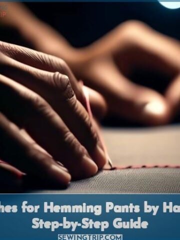 stitches to use for hemming pants by hand