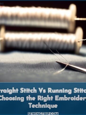 straight stitch vs running stitch