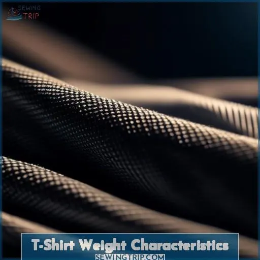 T-Shirt Weight Characteristics