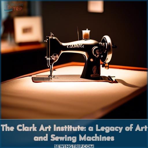 The Clark Art Institute: a Legacy of Art and Sewing Machines The Clark Art Institute: a Legacy of Art and Sewing Machines