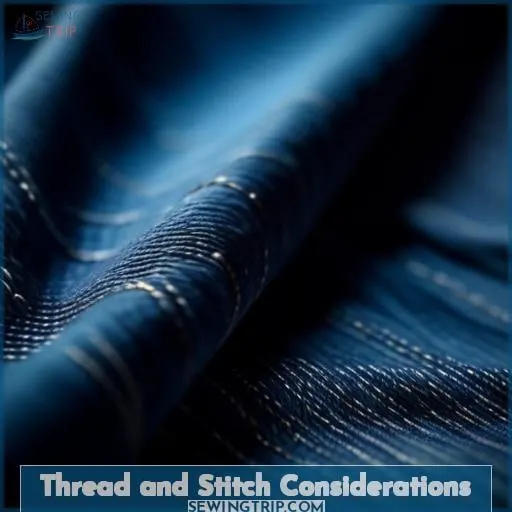Thread and Stitch Considerations