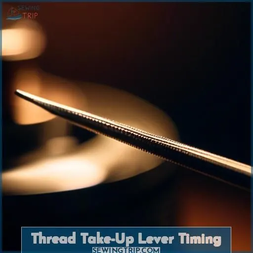 Thread Take-Up Lever Timing