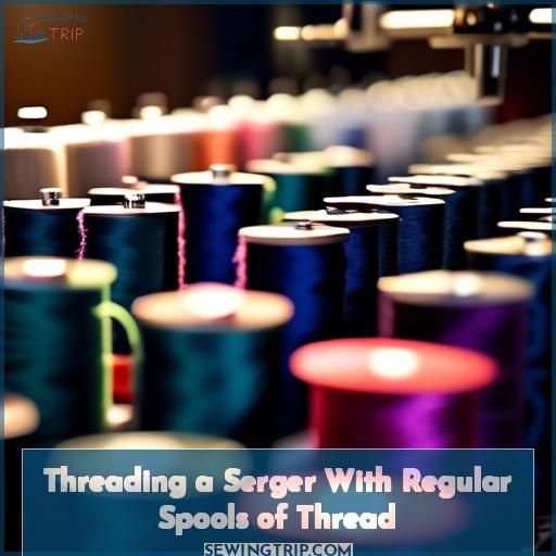 1. Serger Threading Can You Use Regular Spools?