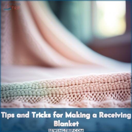 Tips and Tricks for Making a Receiving Blanket Tips and Tricks for Making a Receiving Blanket