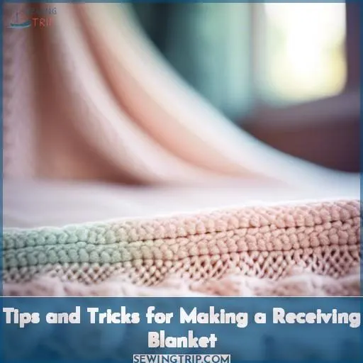 Tips and Tricks for Making a Receiving Blanket
