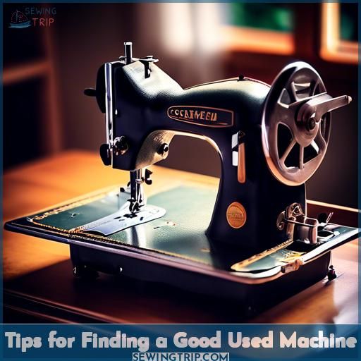 Tips for Finding a Good Used Machine