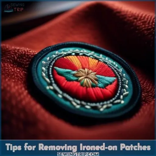 Tips for Removing Ironed-on Patches
