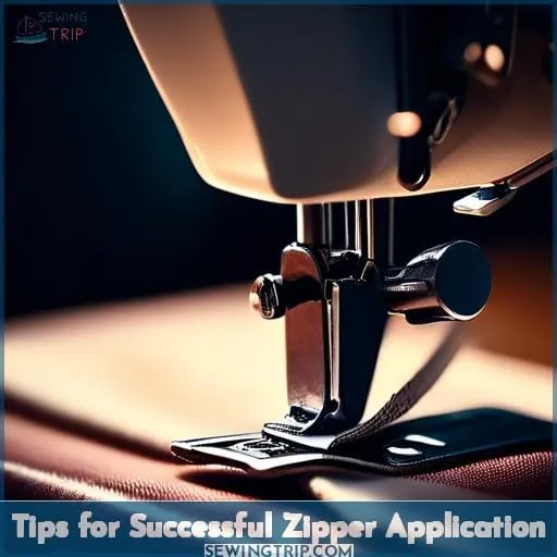 Tips for Successful Zipper Application