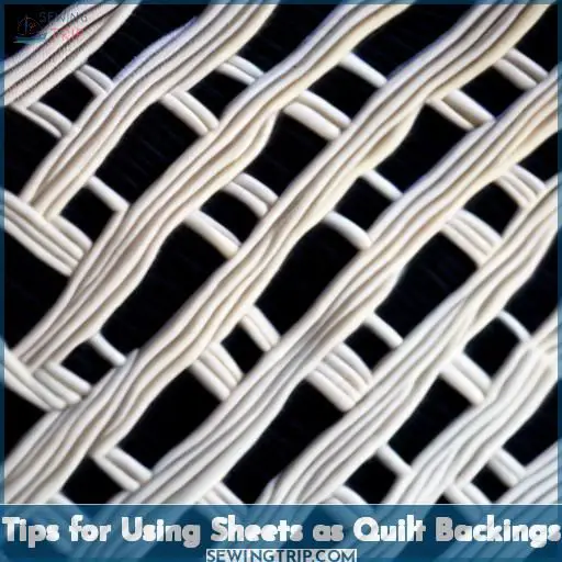 Tips for Using Sheets as Quilt Backings Tips for Using Sheets as Quilt Backings