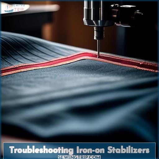 Troubleshooting Iron-on Stabilizers