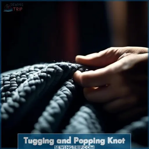Tugging and Popping Knot