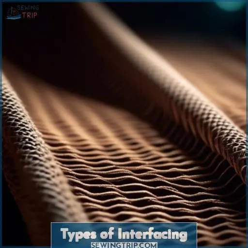 Types of Interfacing