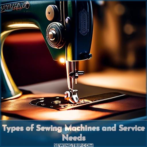 Types of Sewing Machines and Service Needs