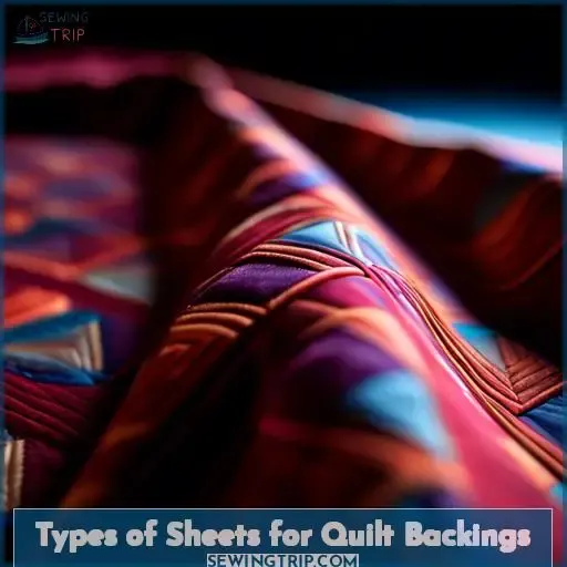 Types of Sheets for Quilt Backings