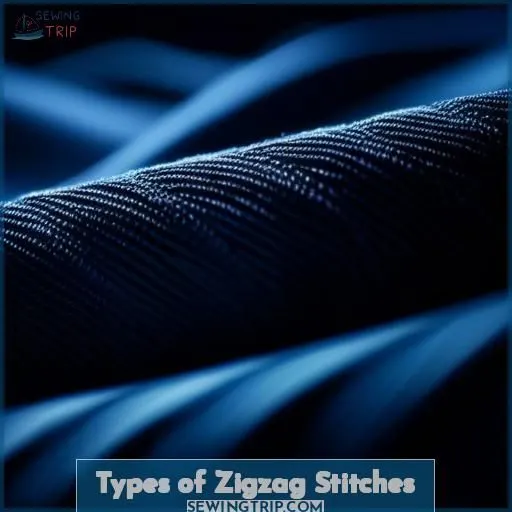 Types of Zigzag Stitches