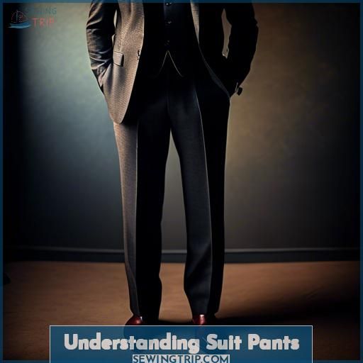 Understanding Suit Pants Understanding Suit Pants