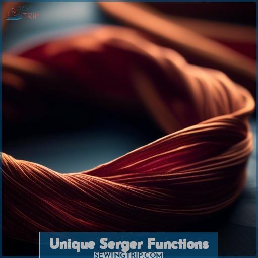 Unique Serger Functions Unique Serger Functions