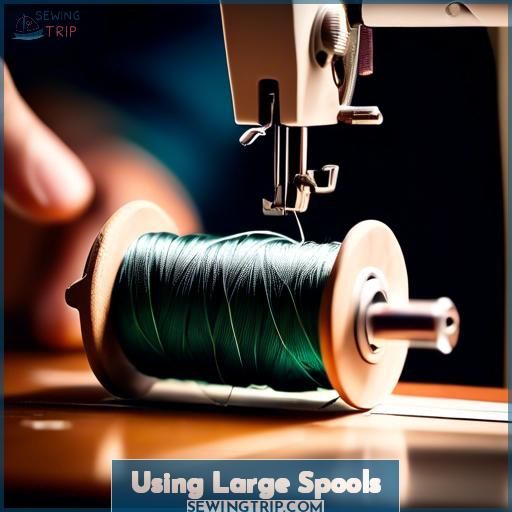 How to Use Large Spools of Thread on Sewing Machine Tips for Smooth