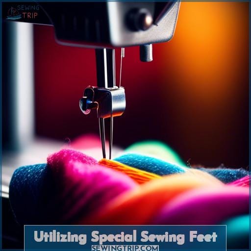 Utilizing Special Sewing Feet Utilizing Special Sewing Feet
