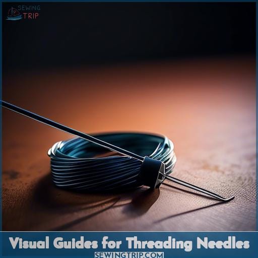 Visual Guides for Threading Needles